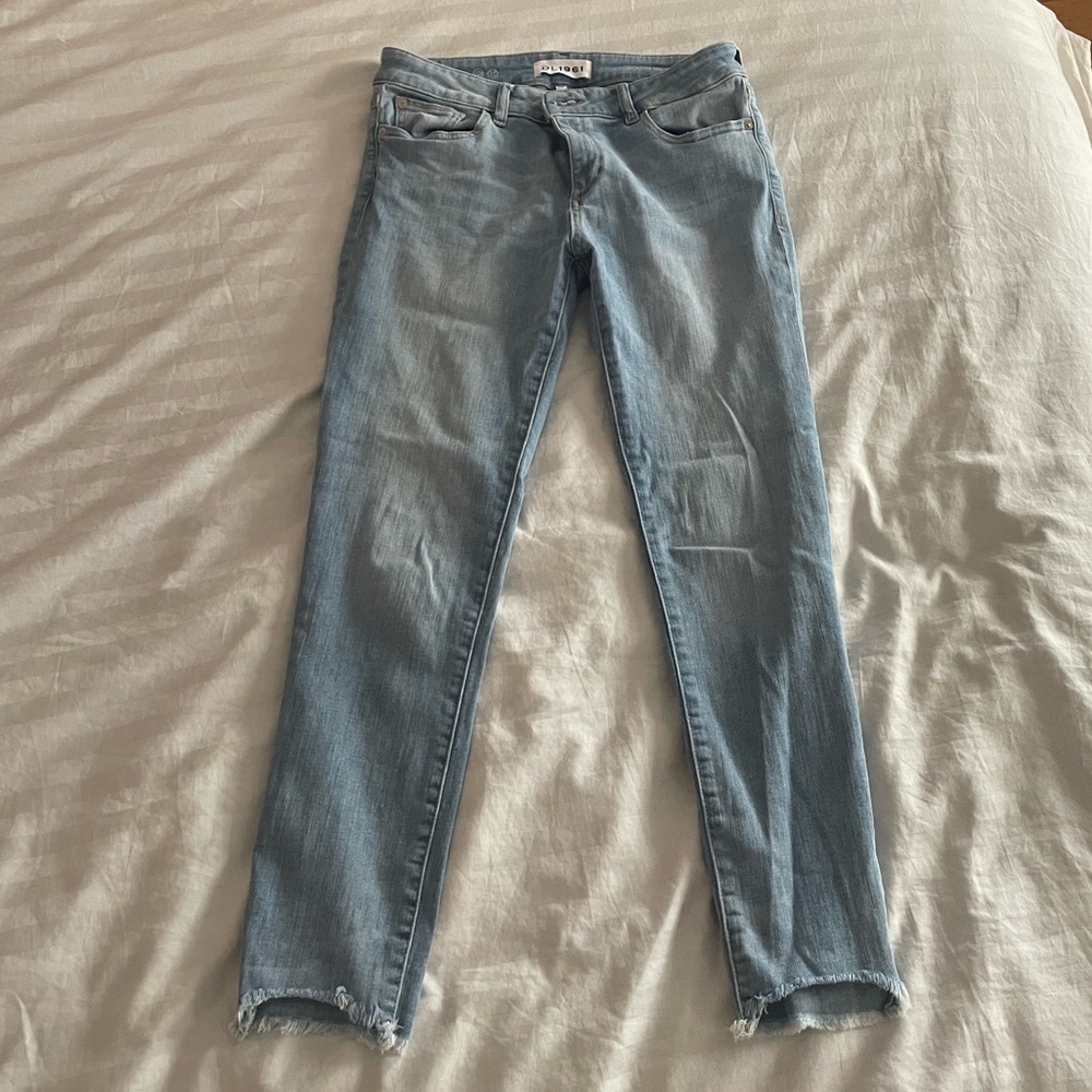 DL 1961 Curvy ankle skinny jeans, Size 28!